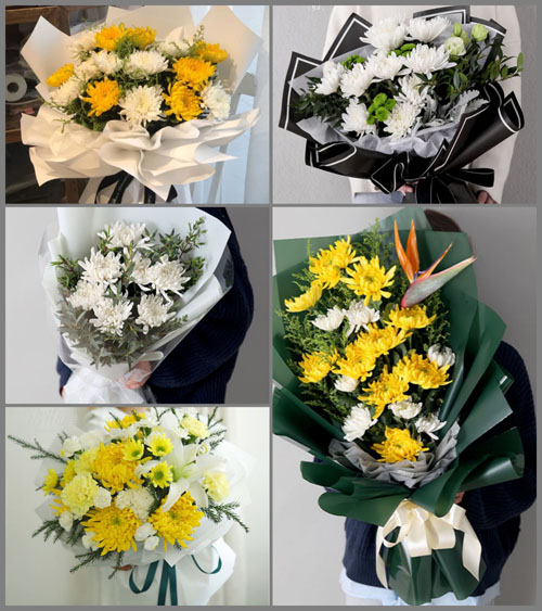 广西贺州钟山县红花镇白事花束代送